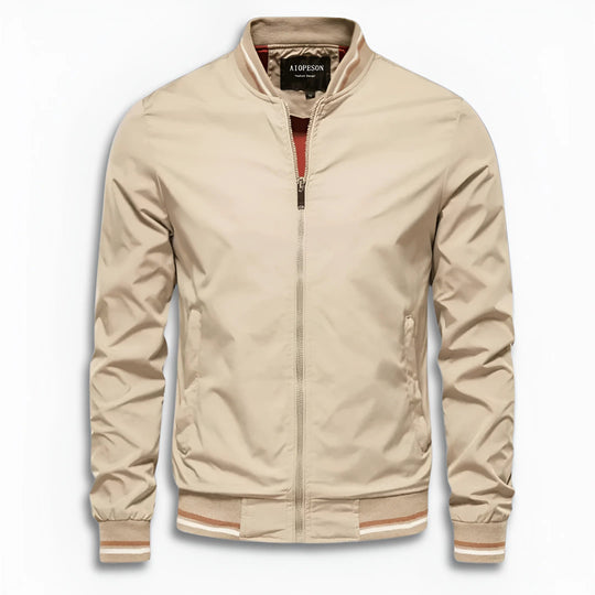Herren Lässige Übergangsjacke mit Wasserabweisender Oberfläche & Stehkragen | EB