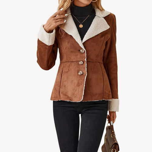 EB | Damen Fleece-Futter Wildlederjacke