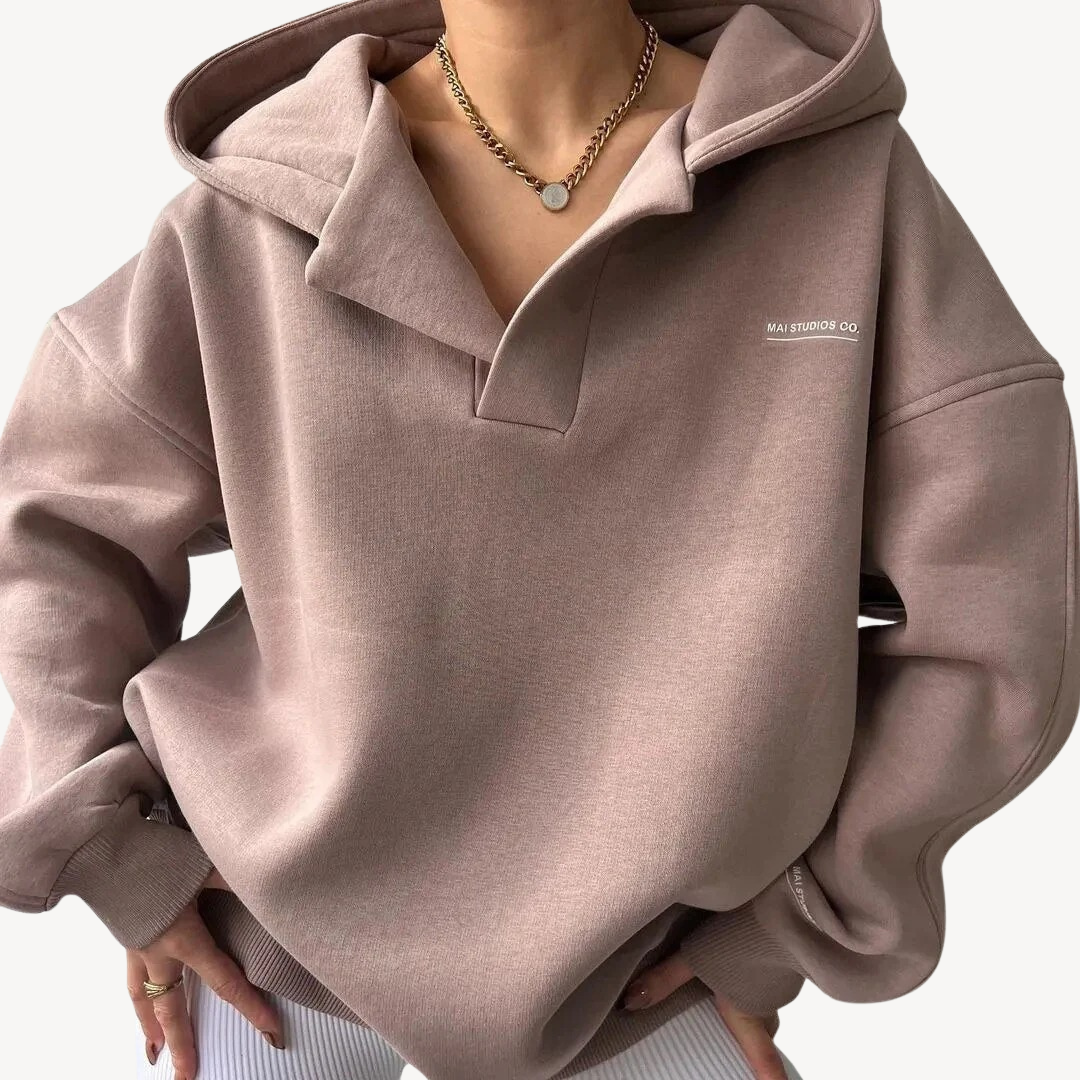 EB | Damen Fleece Oversized Hoodie