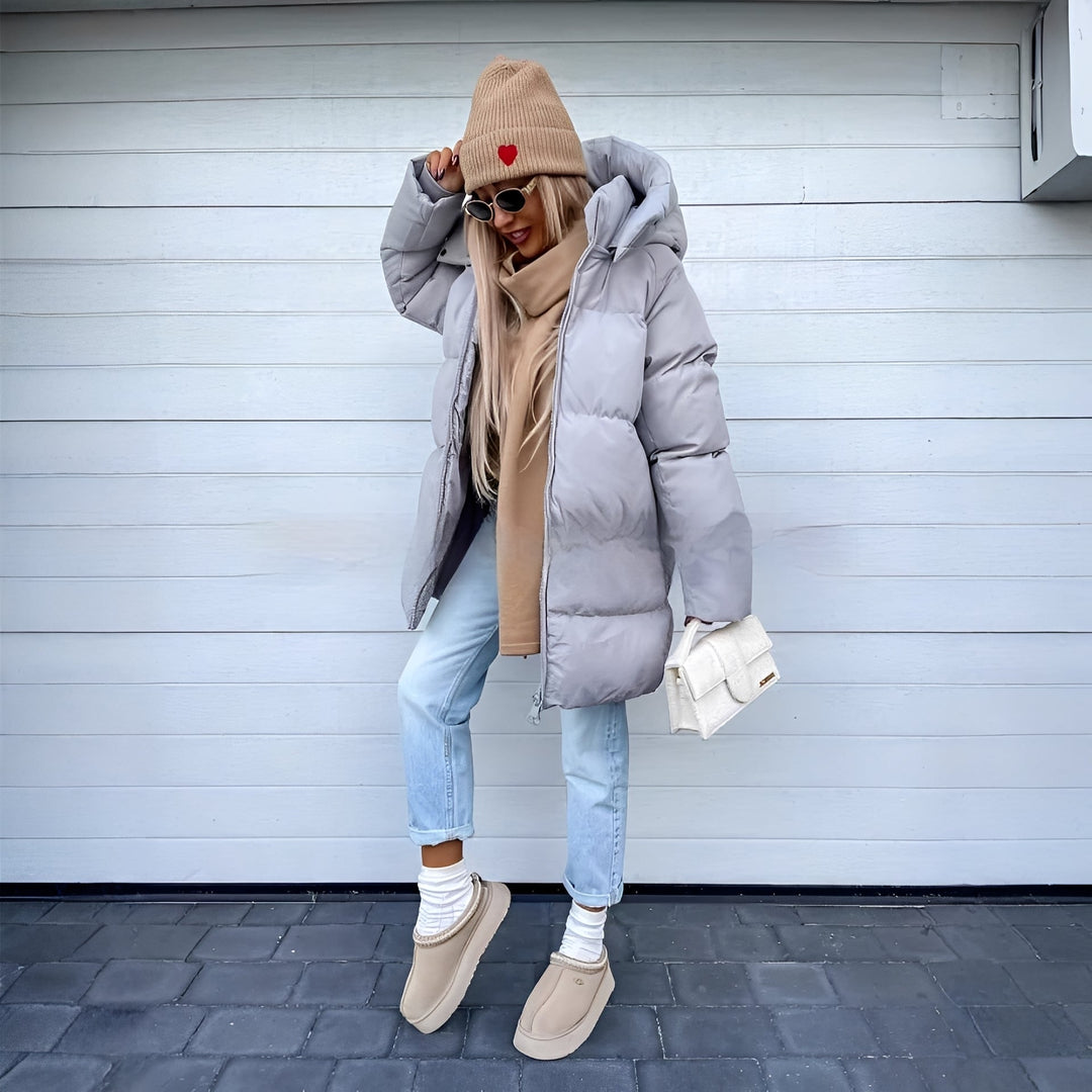 EB | Elegante, gepolsterte Parkajacke für Frauen