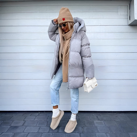 EB | Elegante, gepolsterte Parkajacke für Frauen