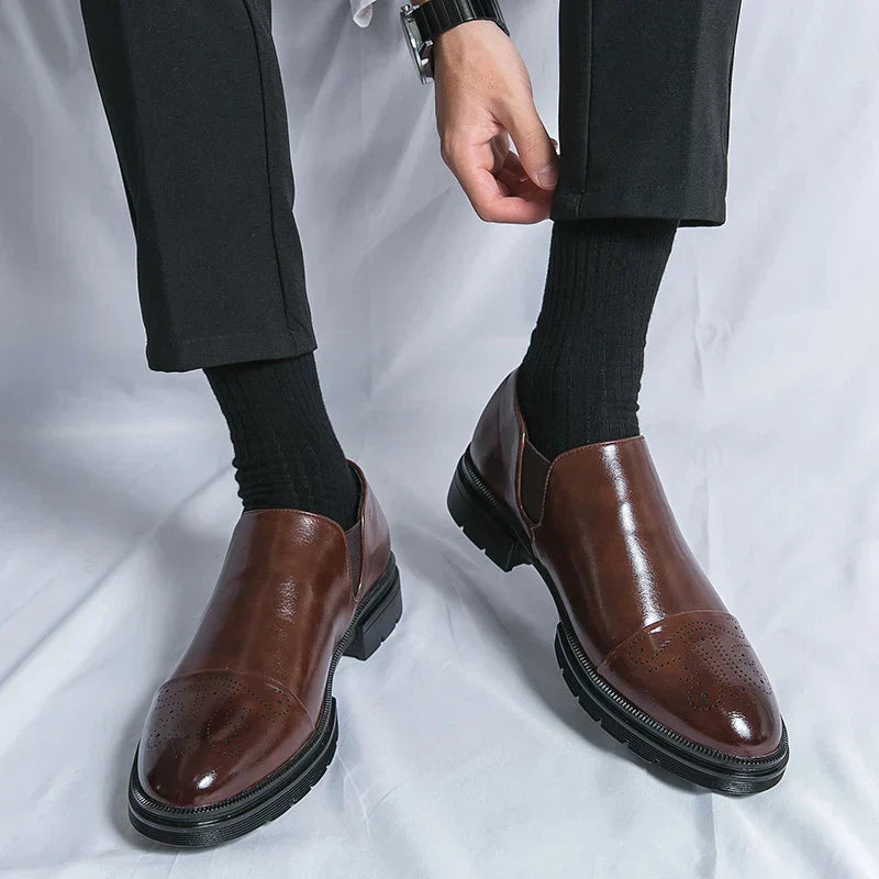 EB | Elegante Herrenschuhe Klassische Slipper Anzugschuhe mit Eleganter Verarbeitung