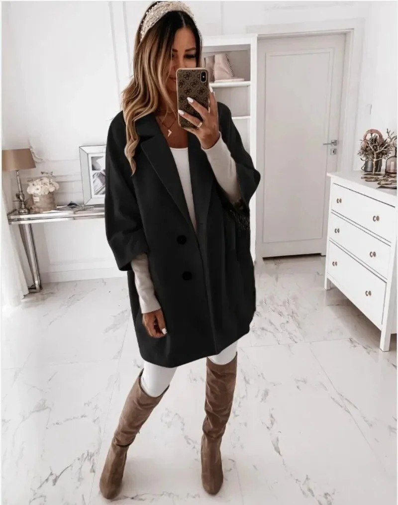 EB | Weit fallender Damen-Trenchcoat