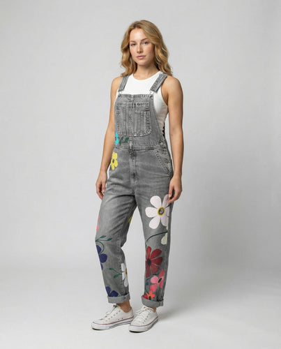Ärmelloser Denim-Overall Damen | EB