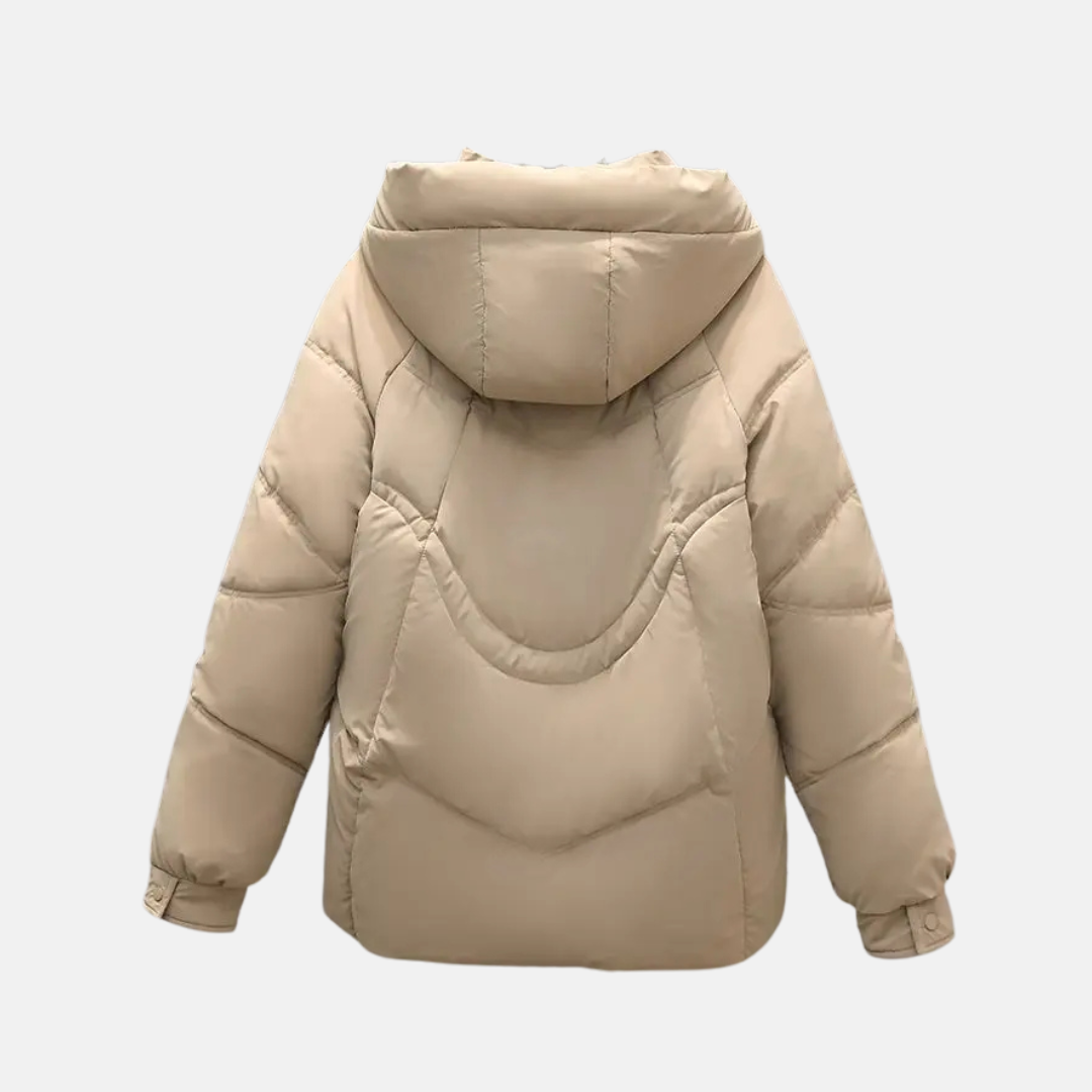 EB | Kapuzen-Puffermantel | Gequiltete Relaxed Fit Jacke