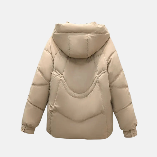 EB | Kapuzen-Puffermantel | Gequiltete Relaxed Fit Jacke