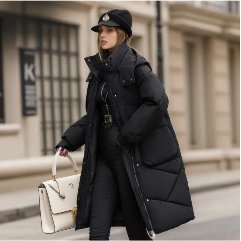 EB | Lange Jacke für Frauen Winter Warm