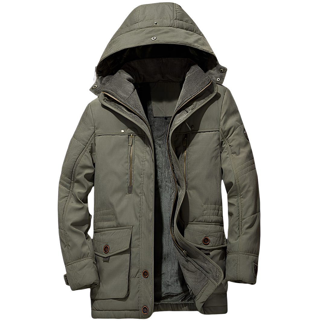 EB | Warme, Dicke Jacke mit Kapuze für Männer