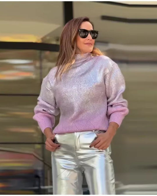 EB | Funkelnder Gradient Strickpullover