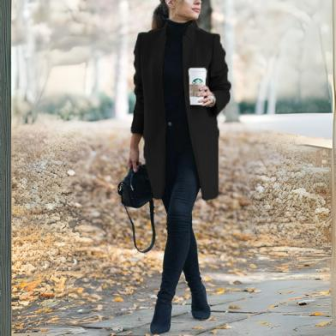 EB | Damen Stehkragen Mantel - Winter