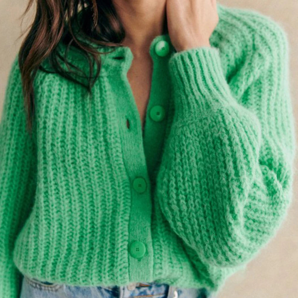 EB | Chunky Strickcardigan Weich und Warm Perfekt für Den Alltag