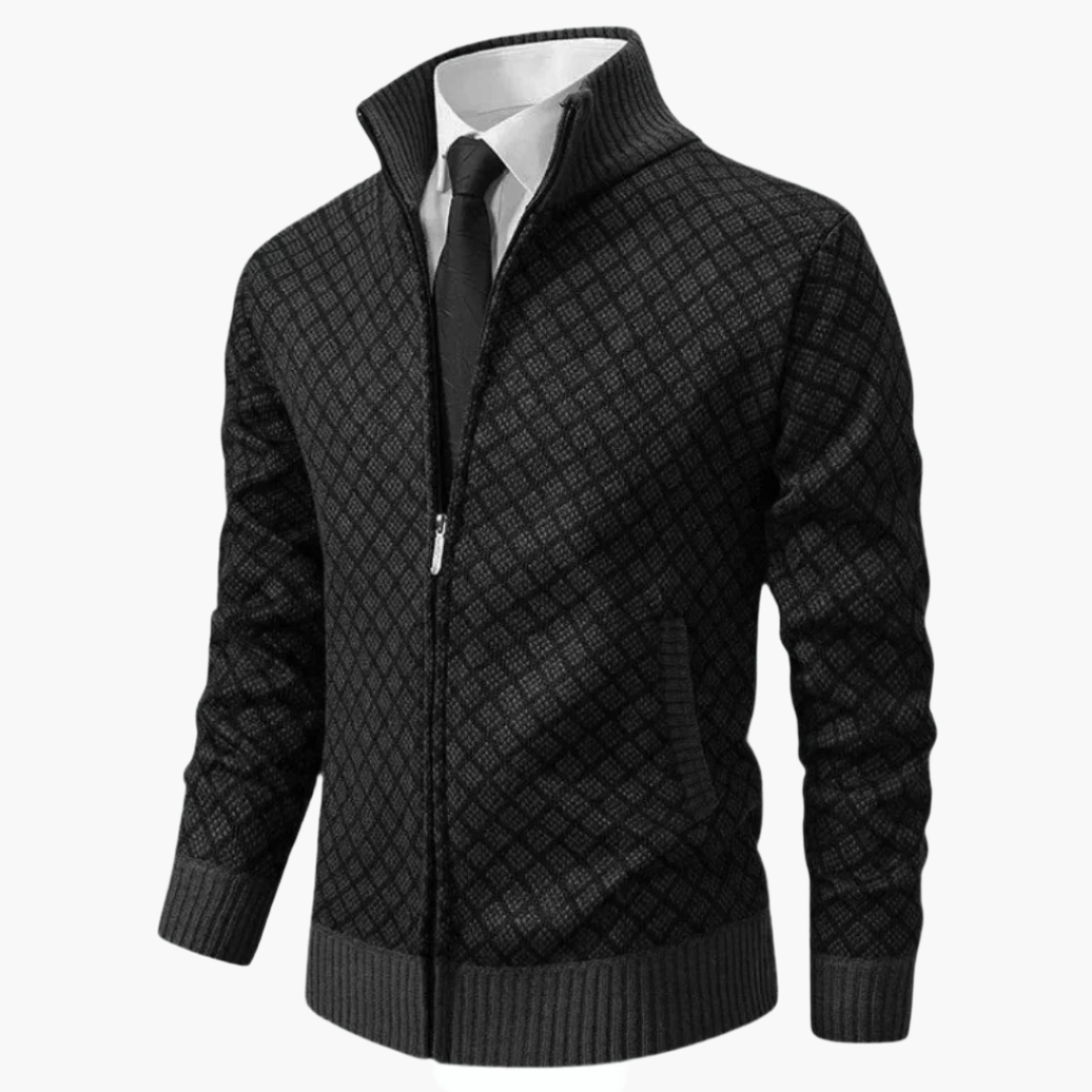 EB | Strickjacke Im Business-Look - Eleganter Freizeit- und Büro-Stil