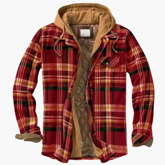 EB | Freizeitjacke Im Holzfäller-Stil mit Kapuze - Zeitlos & Warm für Outdoor und Alltag