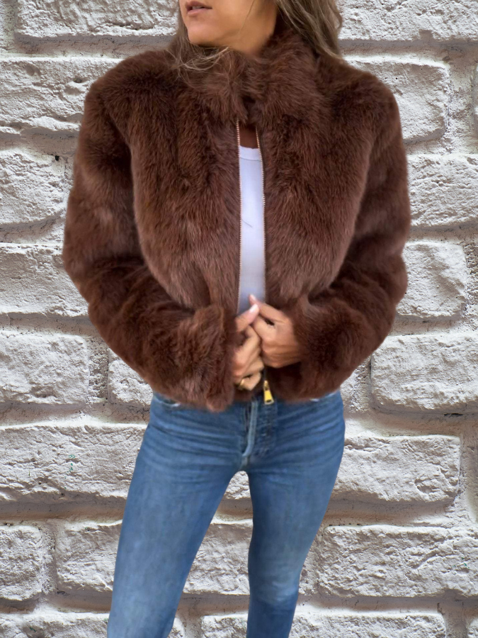 EB | Luxus Damen-Felljacke