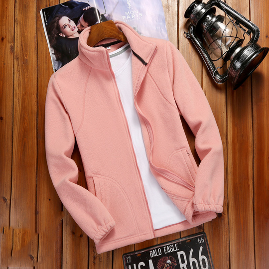 EB | Fleecejacke Damen Reißverschluss-Fleece mit Stehkragen