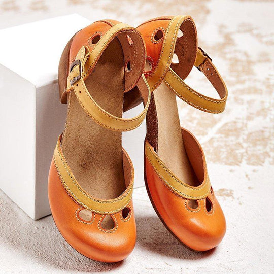 EB | Elegante Sandalen mit Niedrigem Absatz