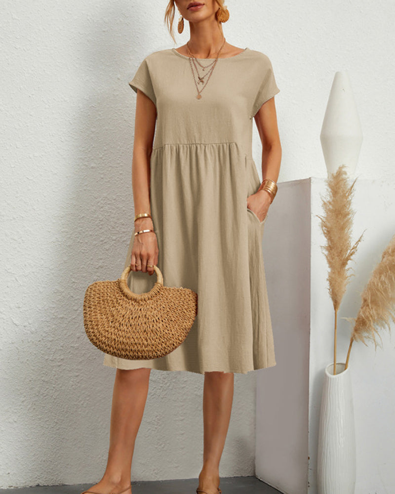 EB Kleid mit Rundhalsausschnitt
