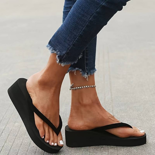 EB | Flip Flop | Bequeme Keilabsatz-Flip-Flops für den Sommer