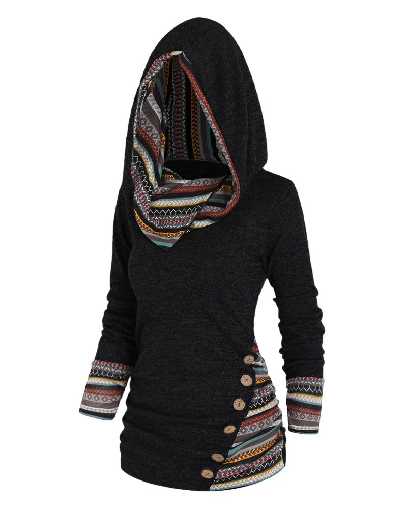 EB | Kapuzenpullover In Kontrastfarbe