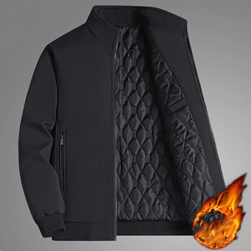 EB | Bunte Winterjacke mit Stehkragen für Männer - Stilvoll