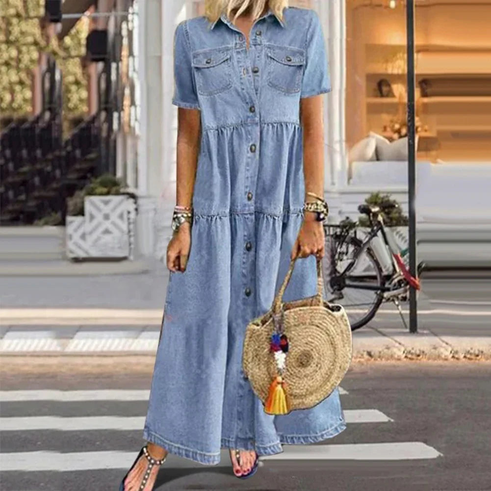 EB – Maxi-Jeanskleid