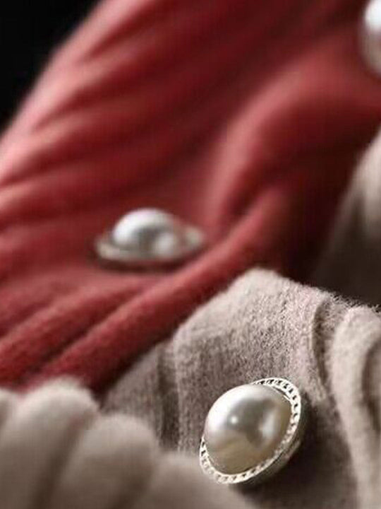 EB | Kleid - Elegantes Rollkragen Strickkleid