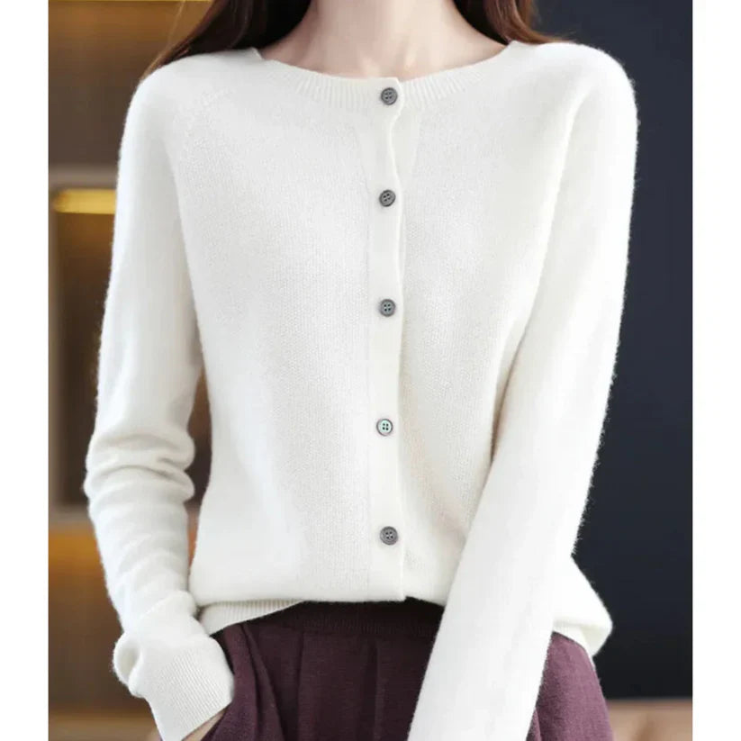 EB - O-Ausschnitt Cardigan Pullover