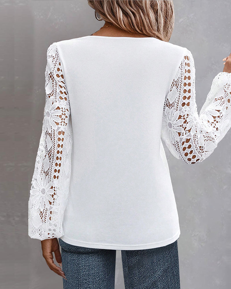 EB | Bluse mit Spitze