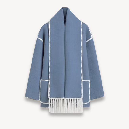 EB | Damen Übergröße Cape Jacke