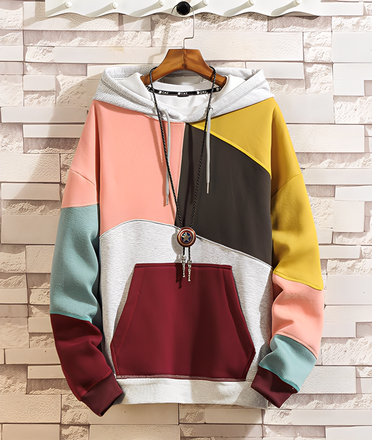 EB | Farbiger, Lockere Hoodie für Männer