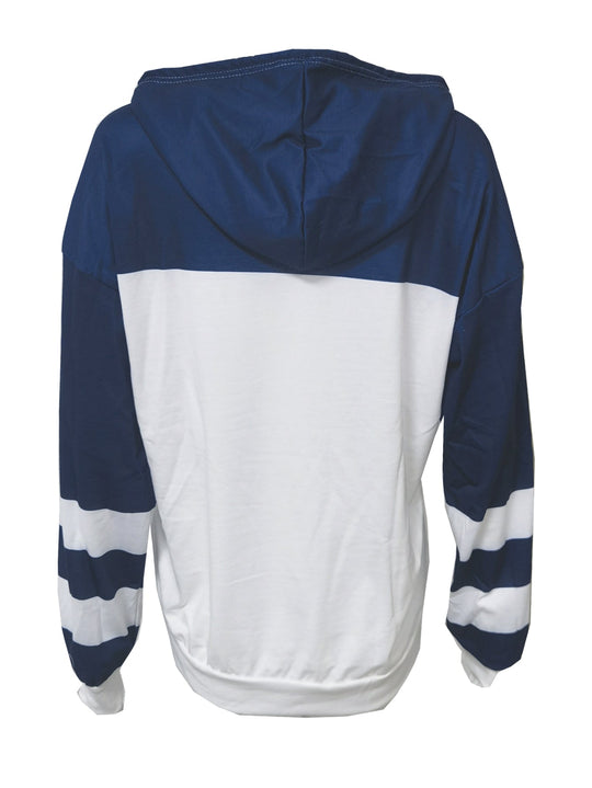 EB | Colorblock-Hoodie mit Anker-Print
