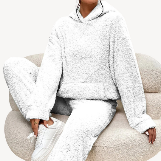 EB | Damen Fleece-Loungewear-Set Trainingsanzug