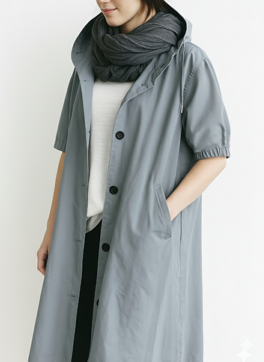 EB | Kapuzen-Trenchcoat
