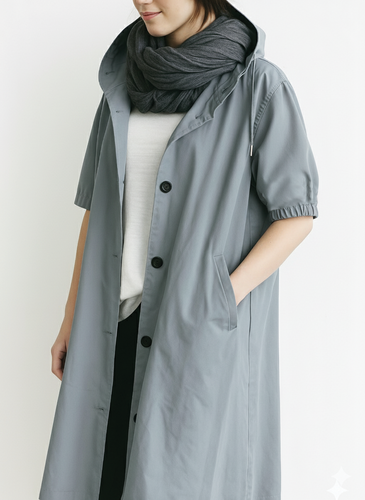 EB | Kapuzen-Trenchcoat