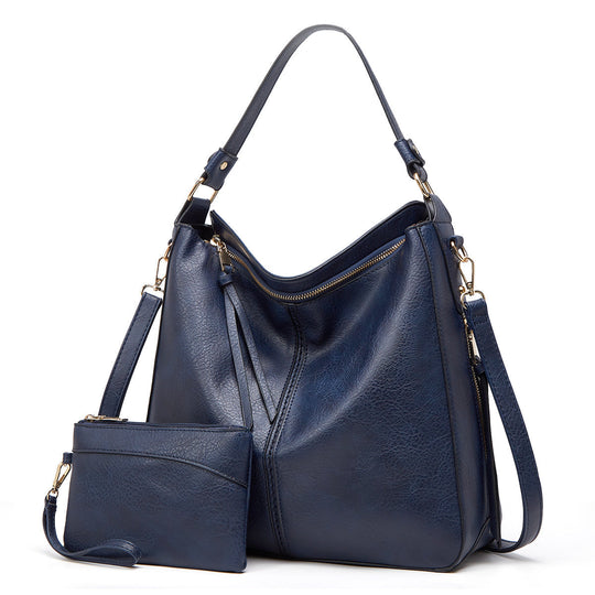 EB | Vintage-Inspirierte Leder Hobo-Tasche