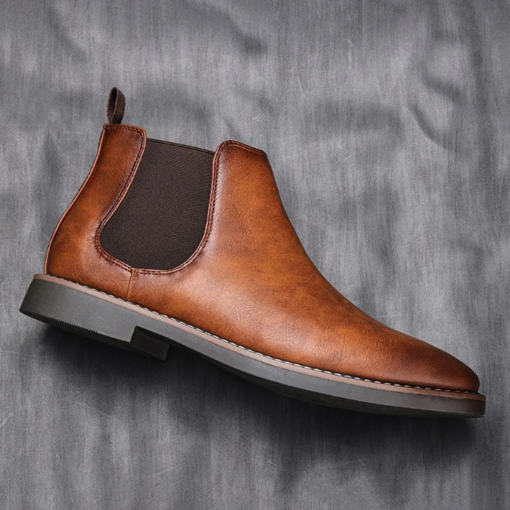 EB | Klassische Herrenschuhe Stiefel Im Chelsea Stil Aus Leder