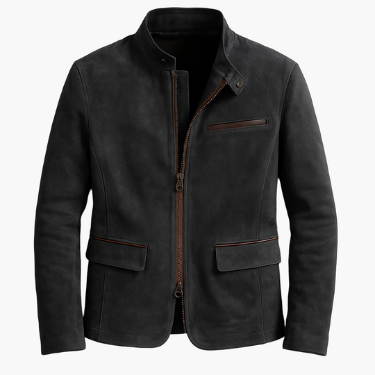 EB | Jacke Modern Urban Style - Elegante Übergangsjacke mit Stehkragen und Praktischem Reißverschluss