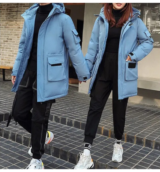 EB | delige winterparka set - isolierte Jacke mit Kapuze für Damen