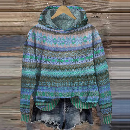EB | Gestrickte Weste Mit Print Für Damen