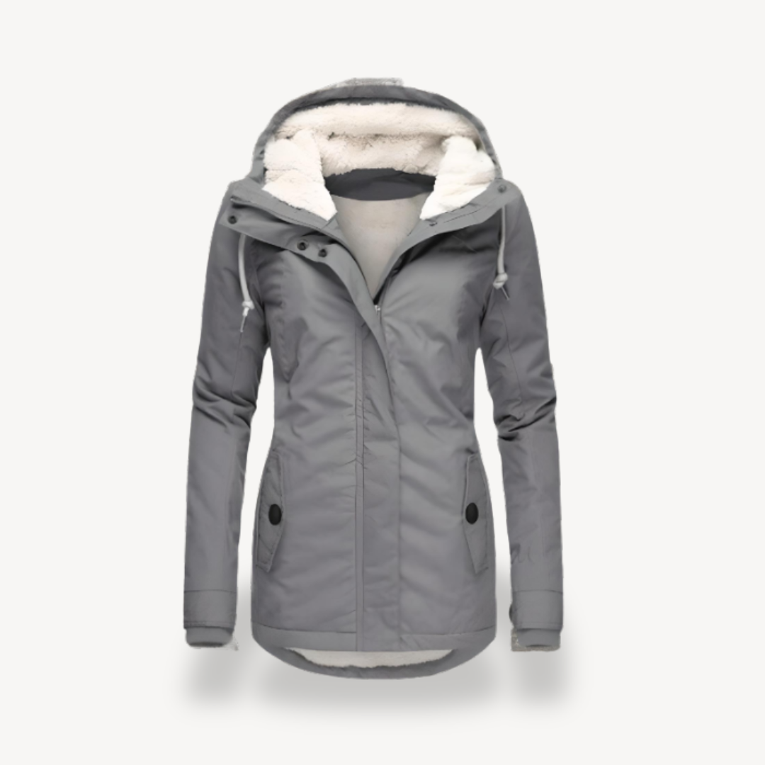 EB | Damen Wasserdichte Winterjacke mit Kapuze