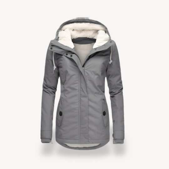 EB | Damen Wasserdichte Winterjacke mit Kapuze