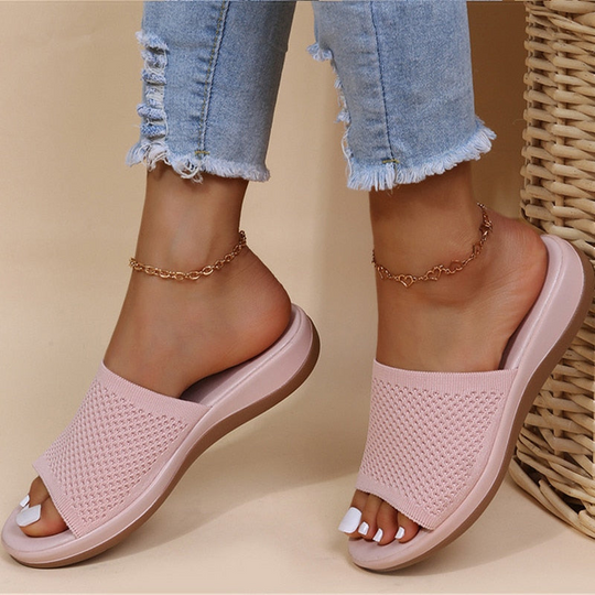 EB | Damen Orthopädische Slipper Bequeme und Atmungsaktive Sommer Damen Slipper