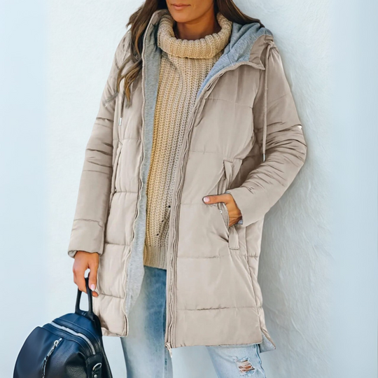 EB | Leichte Gepolsterte Jacke mit Kapuze