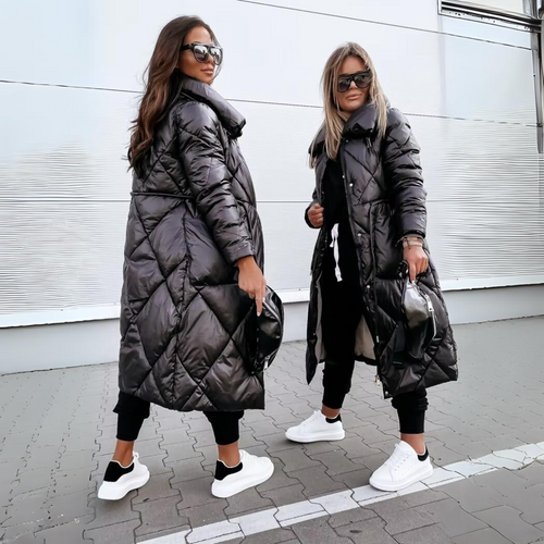 EB | Elegant gesteppter Mantel für Frauen Elara