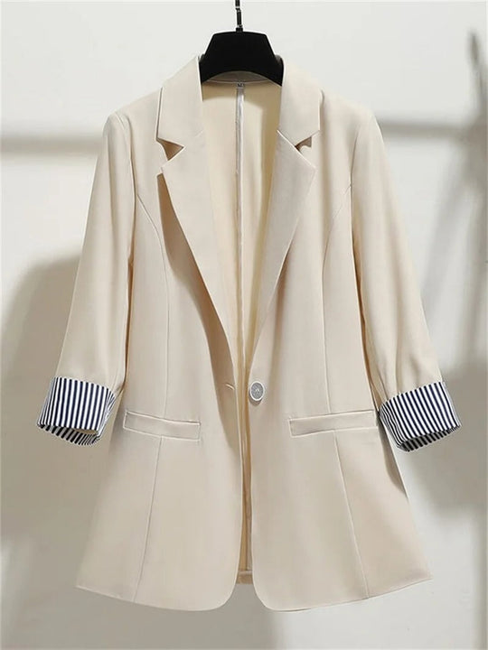 EB | Schlichte Jacke mit Dreiviertelärmeln für Damen