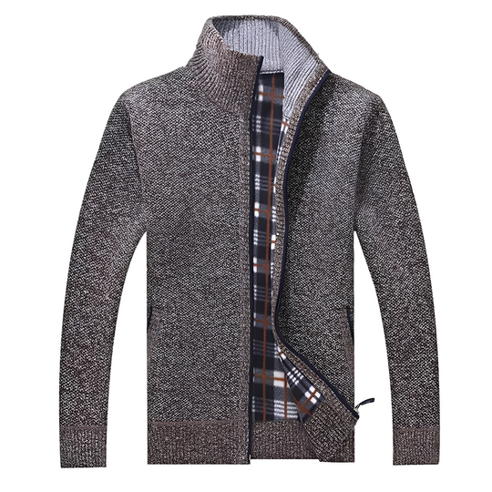EB | Stylischer Cardigan mit weichem Fleece-Futter für Männer