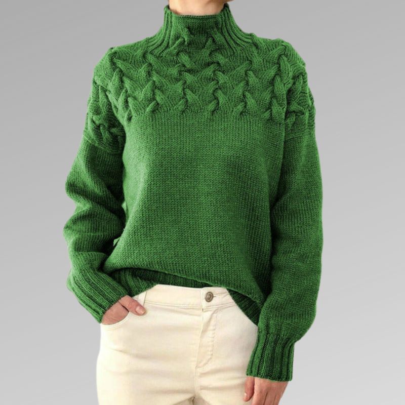 EB | Hochkragen Strickpullover