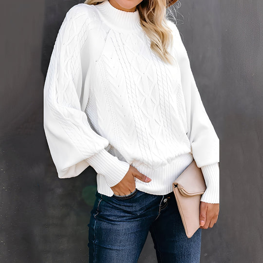 EB | Eleganter, Lässiger Damen-Rollkragenpullover