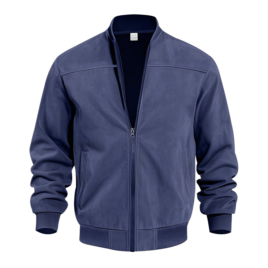 EB | Klassische, stilvolle Wildlederjacke für Männer