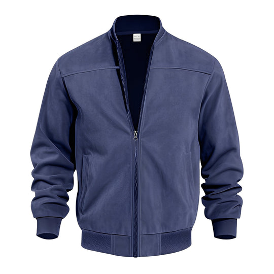 EB | Klassische, stilvolle Wildlederjacke für Männer